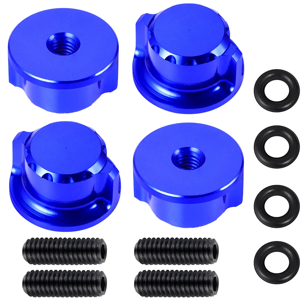 AXSPEED Alu Alloy Body Mount Thumb Screws Nuts Thumb Washer Kit for Pro 6070-00/6087-00 TRX Slash 2WD/ Slash 4x4/ E-REVO/Summit
