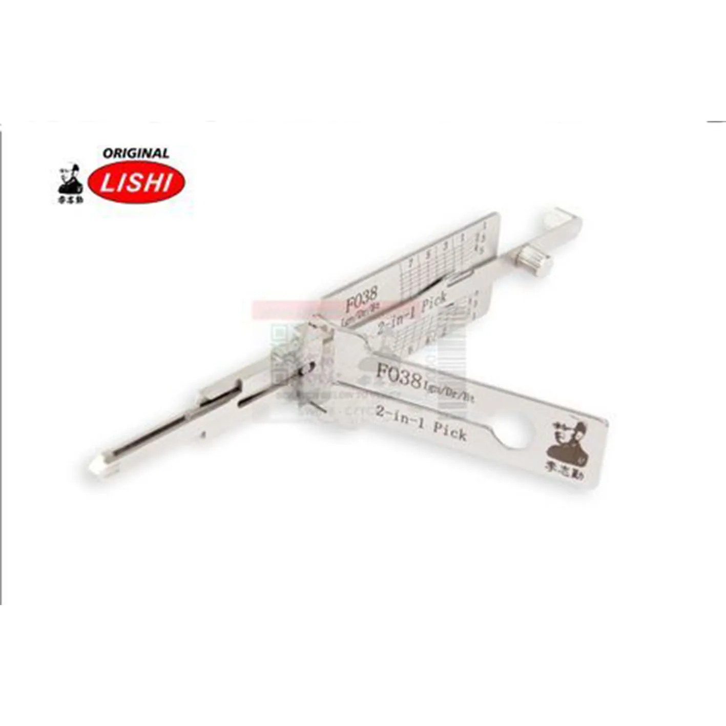 LISHI Auto. Pick - FOR FORD - Suits Keyways FO-15D.P (FO38R) - IGN/DR/BT *Anti - Glare*