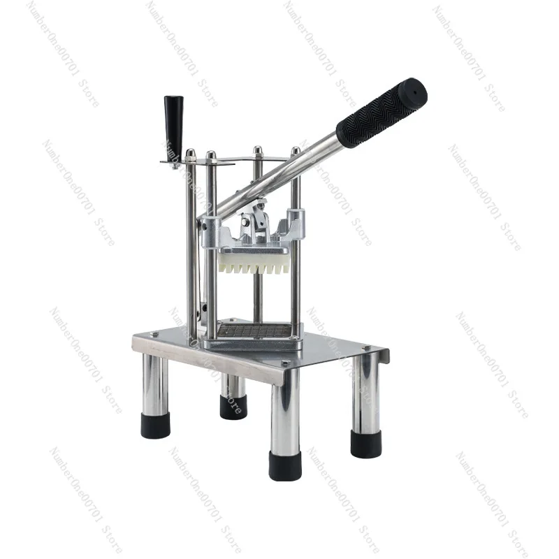 Manual French Fry Cutter Commercial, Heavy Duty Stainless Steel Vegetable  for Potato Carrot Cucumber