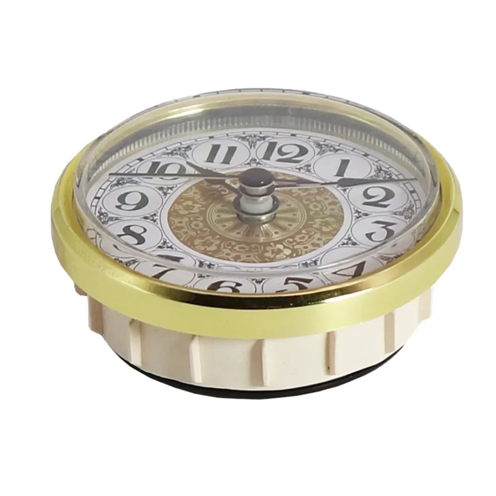 Brand New Quartz Clock Insert Home Decor Movement Plastic Precision Premium Replacement Arabic Numeral Clear Lens