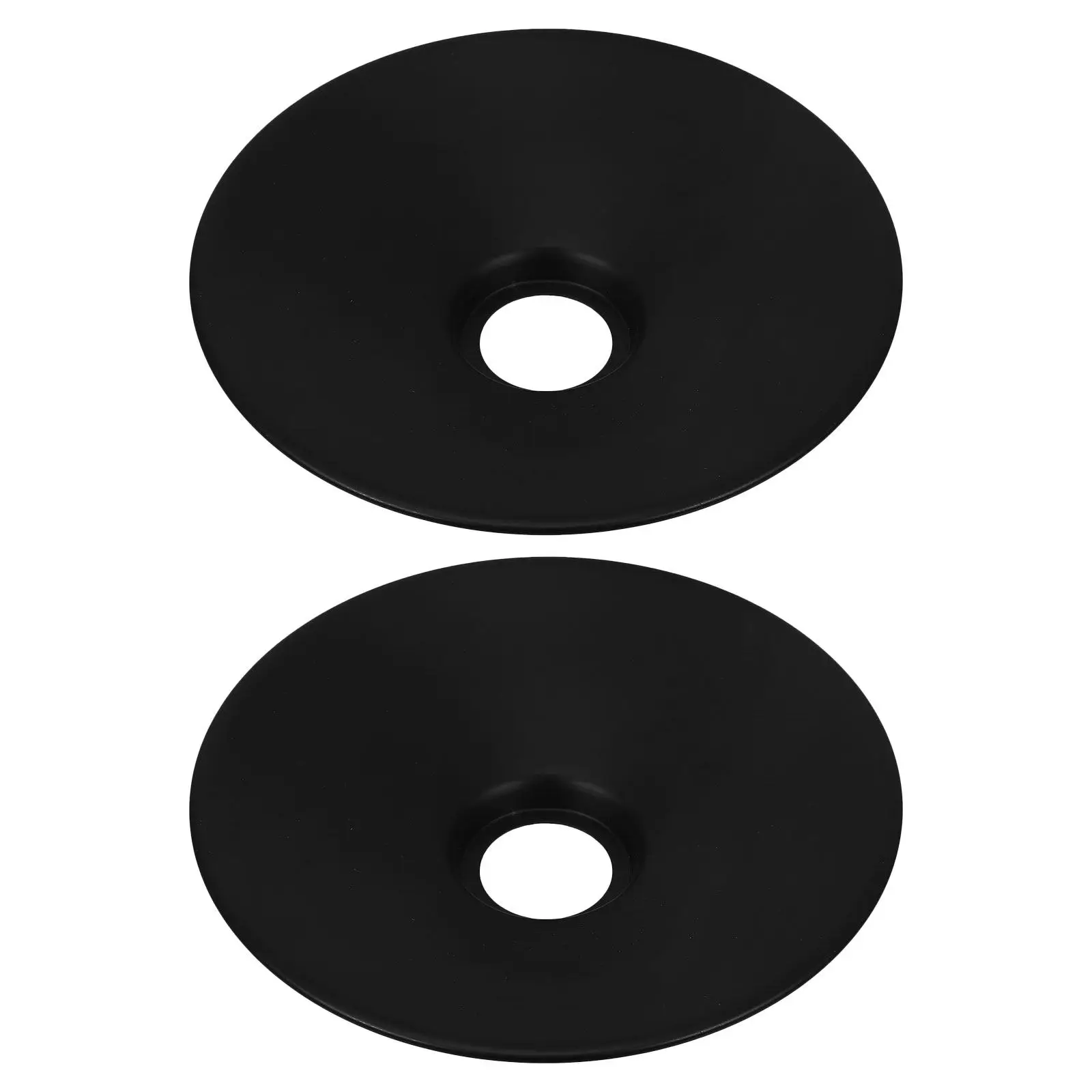 2Pcs Retro Vintage Cone Industrial Iron Lampshade Matte Finish Ceiling Pendant Light Covers for Balcony Hallway Chandelier
