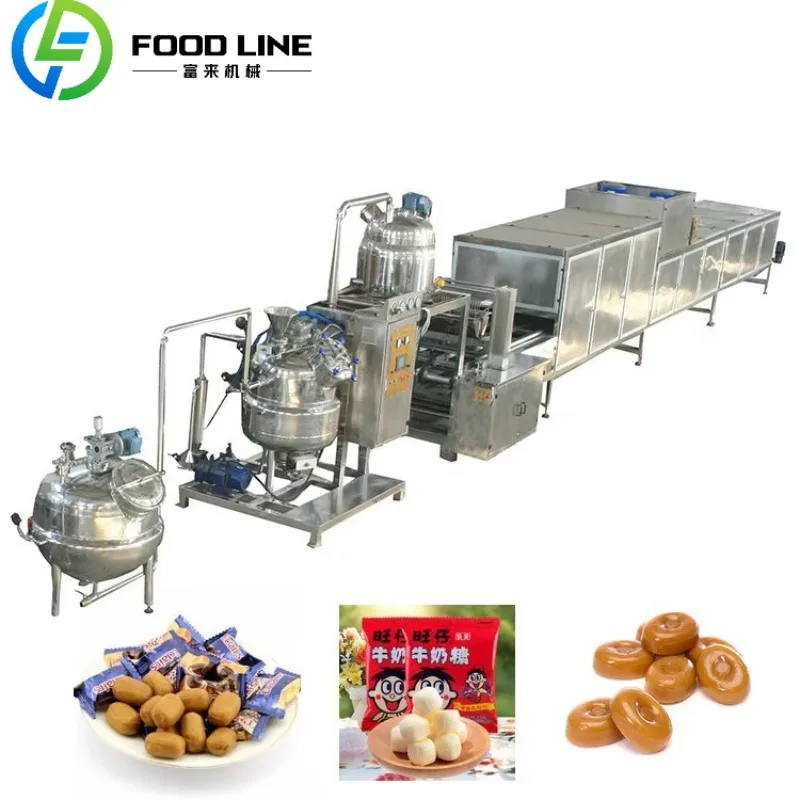 Toffee Candy Making Machine Production Line  Chain Forming Line Center Filled Toffee Making Machine Toffee Banane Wala Machine