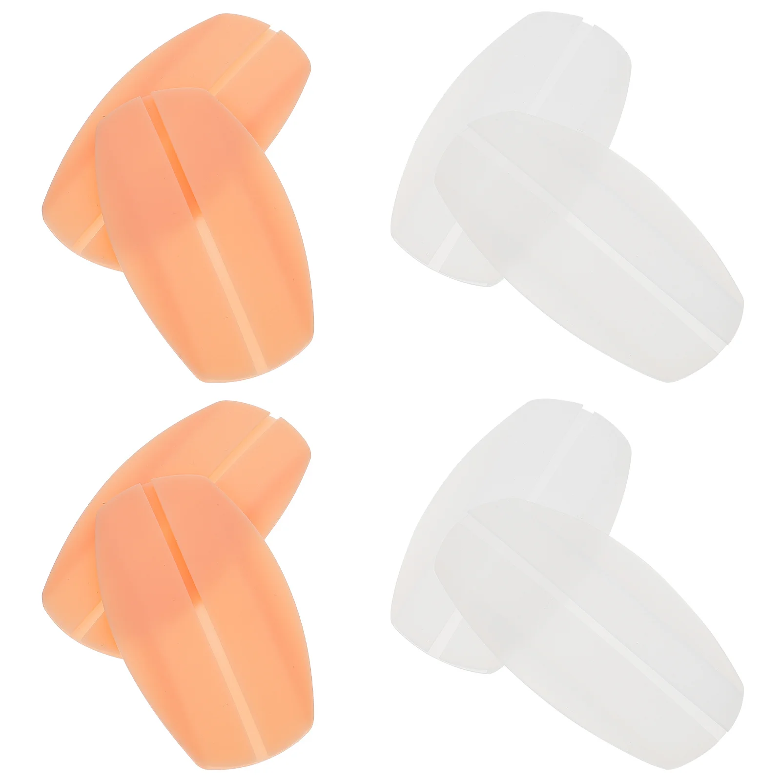 

4Pairs Bra Strap Cushion Silicone Non-Slip Shoulder Pads for Women Reduces Pressure Breathable Design Bra Strap Holders