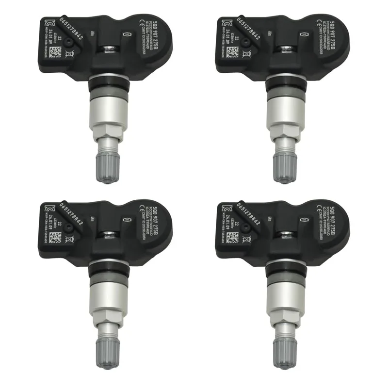 4Pcs TPMS Sensor Tire Pressure Sensor 5Q0907275B for VW POLO TOURAN JETTA GOLF SKODA OCTAVIA AUDI A3 A4 A5 A6 Q2 Q3 Q4 Q5 Q8 R8