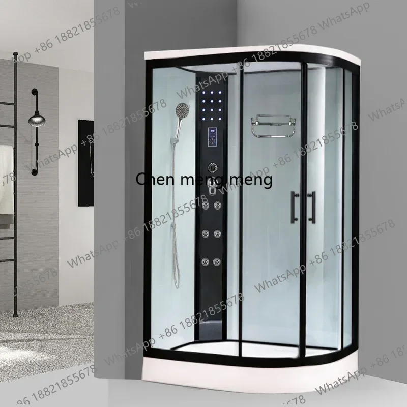 Cubicle Complete Enclosed Shower Room Tempered Glass Sliding Steam Shower Cabin