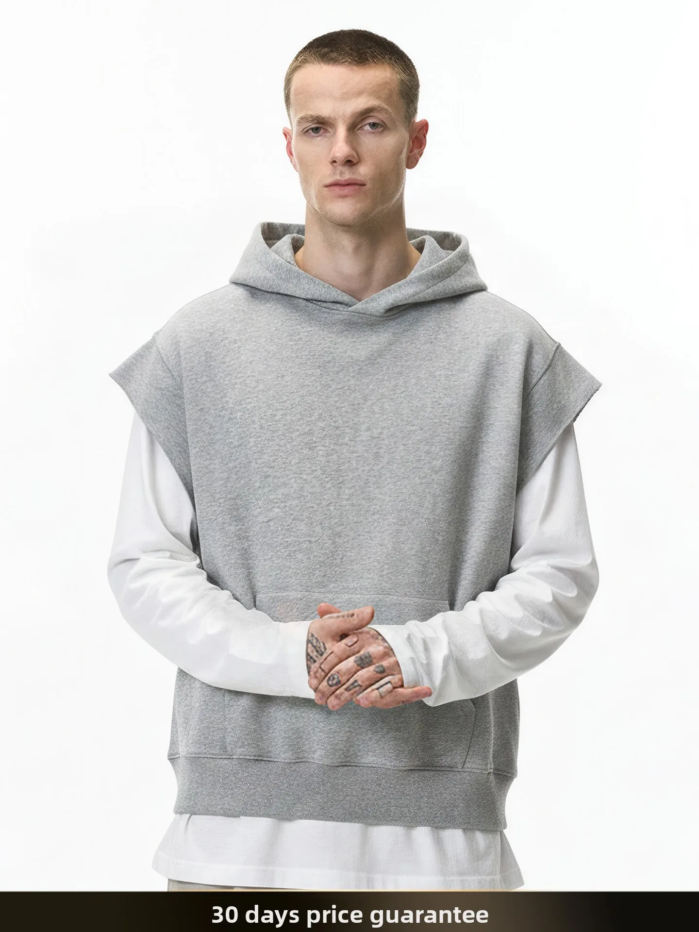 

American Retro Color Svel Hoodie Loose Casual Couple's Vest Autumn Season Comfortable Cotton Polyester Blend