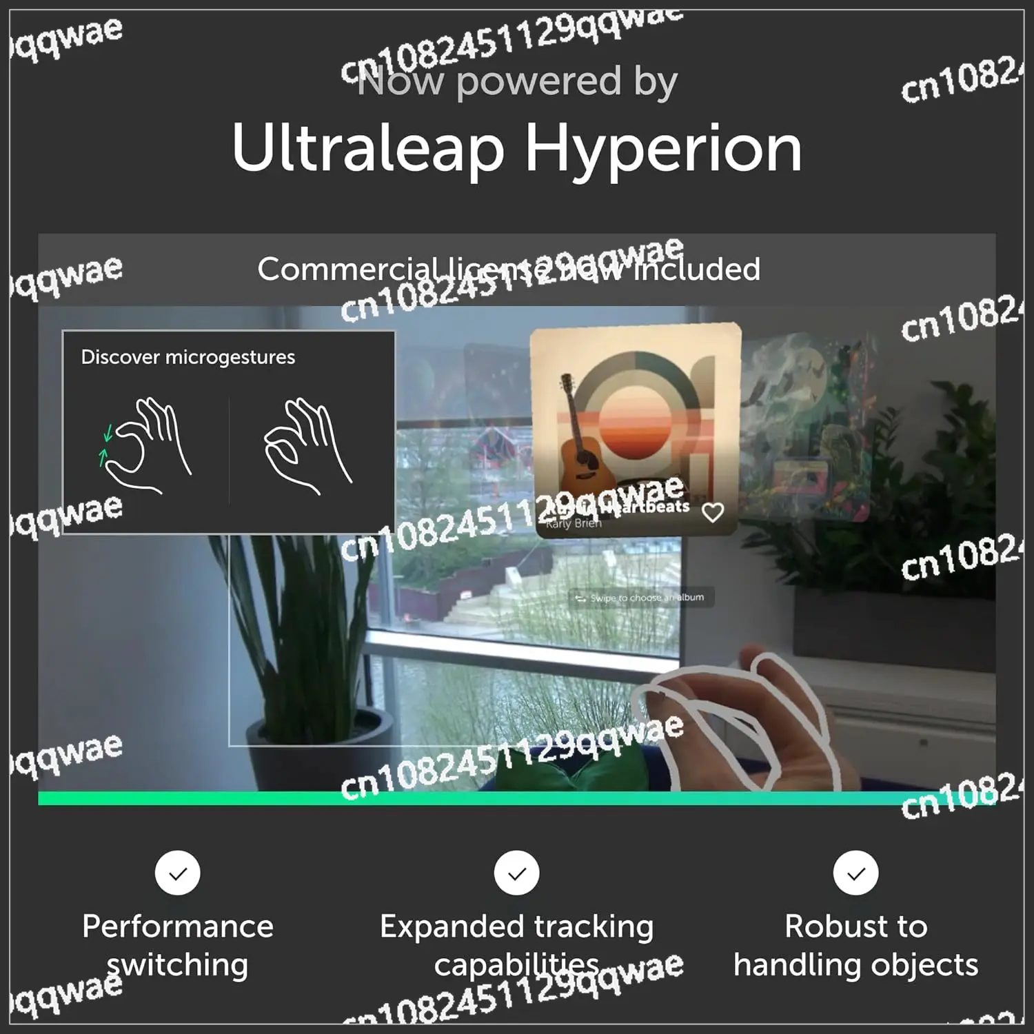 Gesture recognition controller VR motion capture virtual reality Leap Motion2
