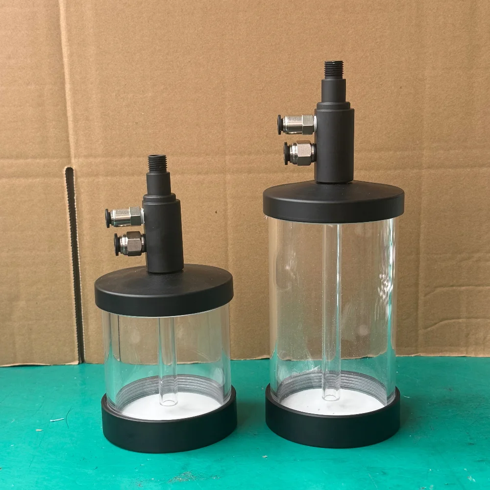 1 Piece Screw Connector Aluminum Pump Powder Hopper Cup Unit for Manual Powder Testing Coating Spray Machine