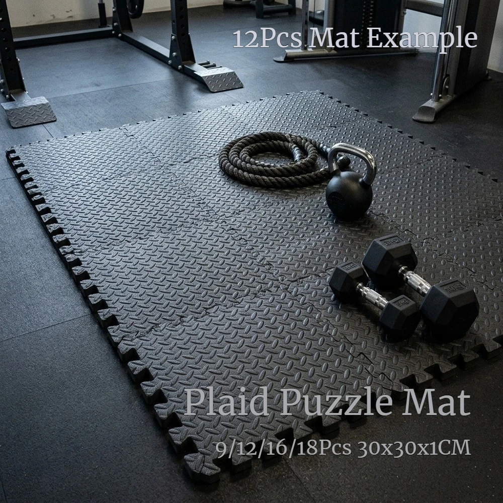 Outdoor Sport Floor Tiles - 9/12/16/18Pcs 크리 에이 티브 격자 무늬