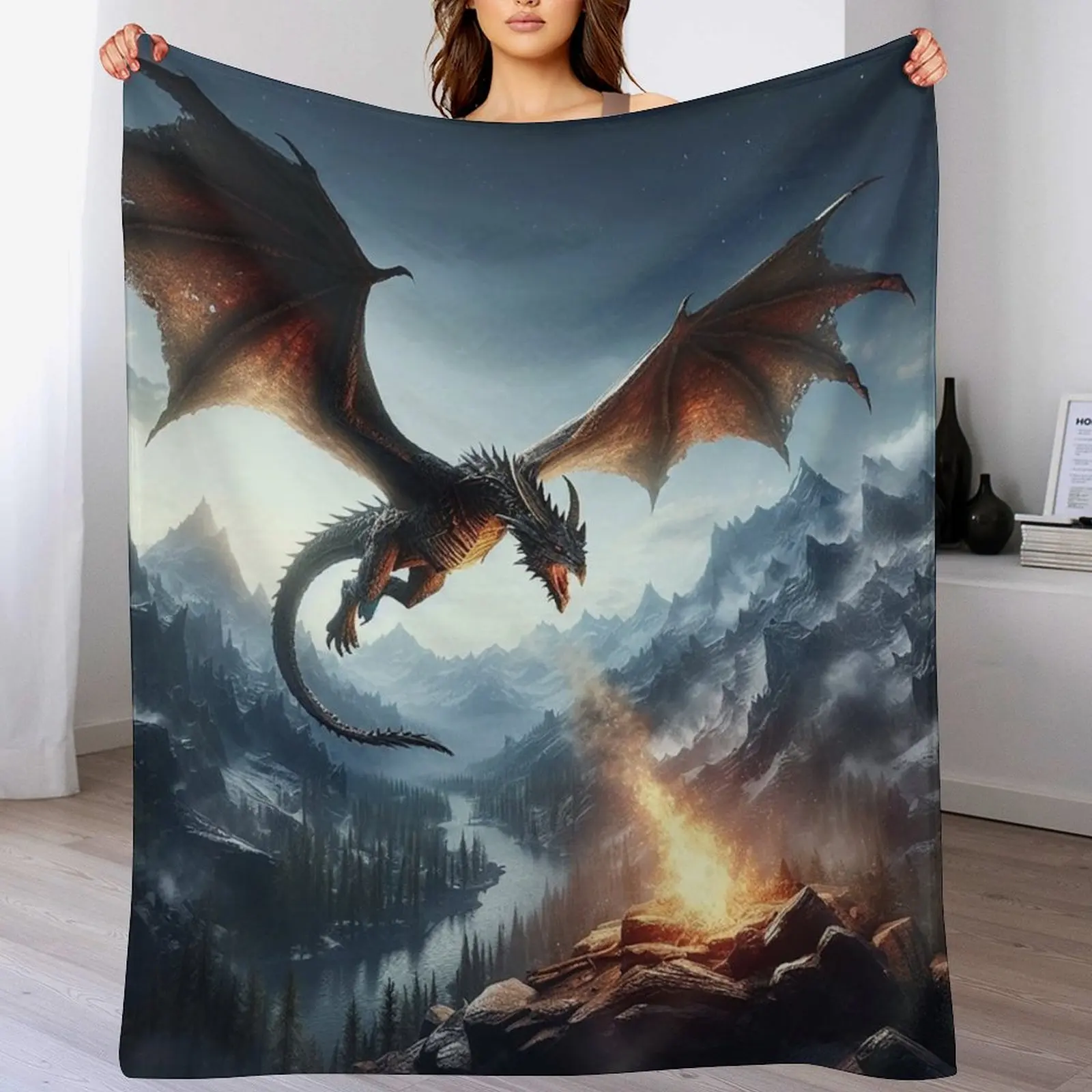 

Unlock the Ultimate Dragon Fire Models with Skyrim: A Comprehensive Guide to Epic Fantasy Gaming Throw Blanket