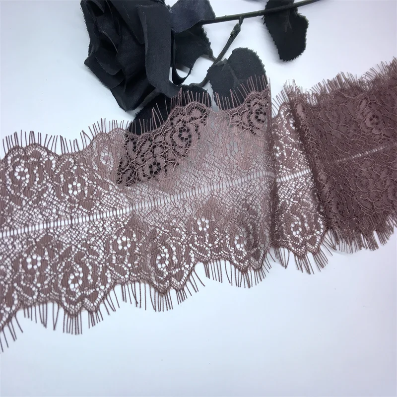 

Eyelash Lace Trim Chantilly Ribbon Lace Edge Lace Appliques For Garment Sewing Crafts Clothing Lingerie Needle Work