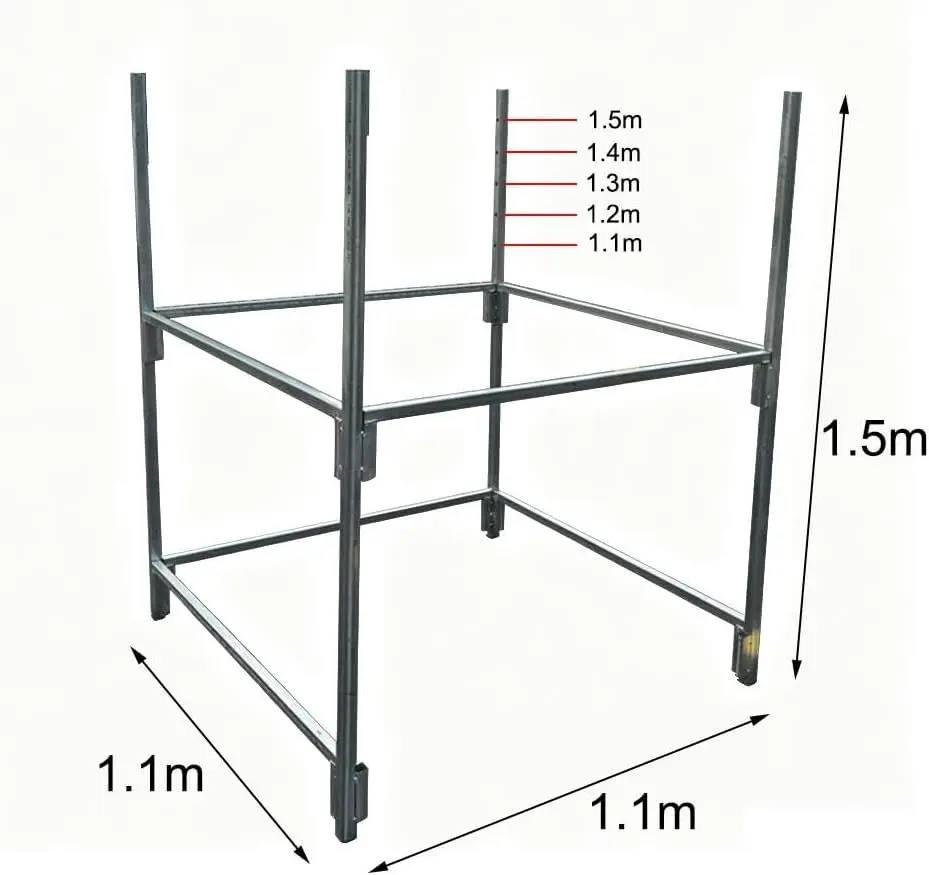 Heavy Duty Outdoor Waste Bag Holder - Durable Auxiliary Bagging Solution