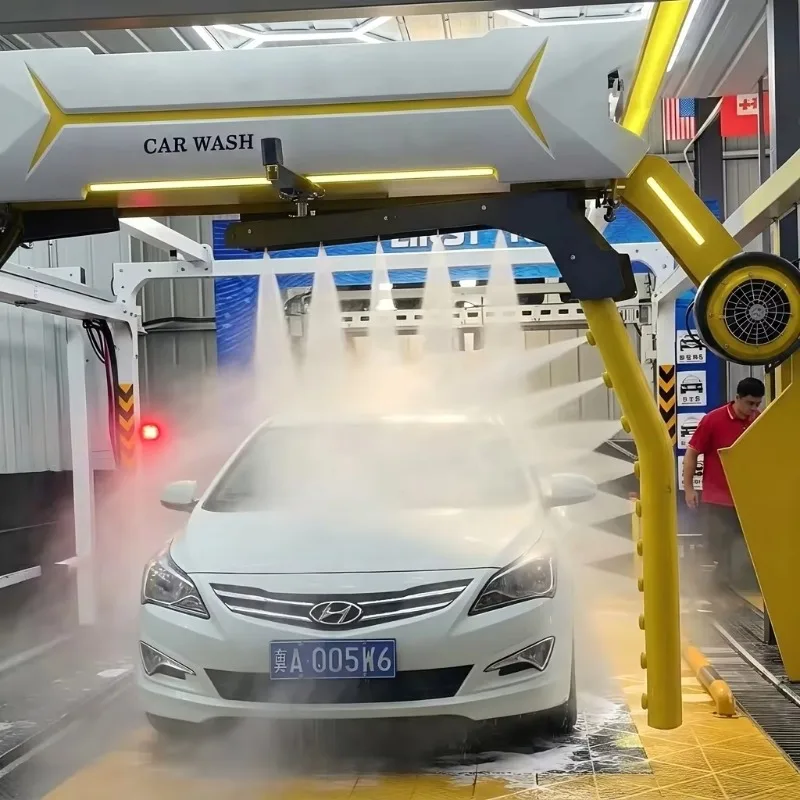 Customized Fully Automatic 360 Touchless Car Wash Station For SUV Sedan Pickup Truck CE Approved Commercial Vehicle Cleaning Sys