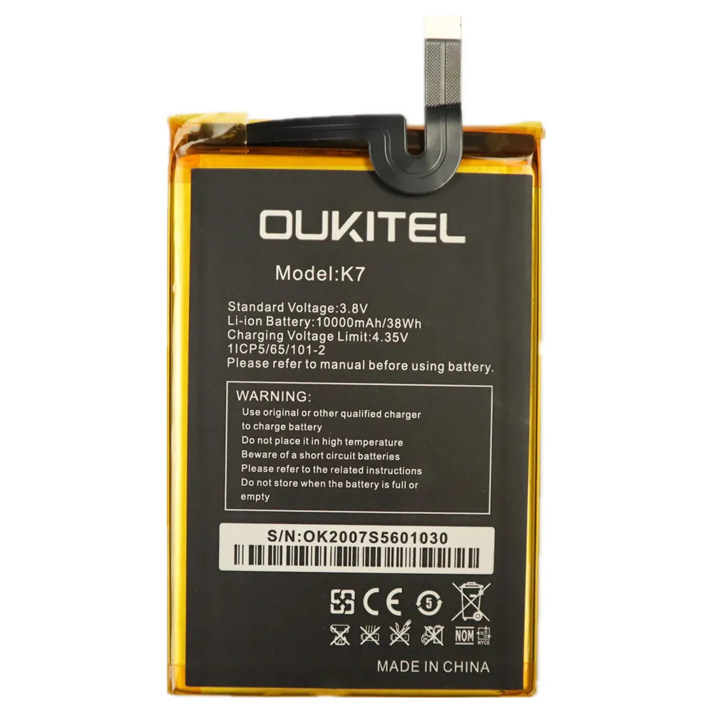 10000mAh Original Battery for Oukitel K7 K7 Power
