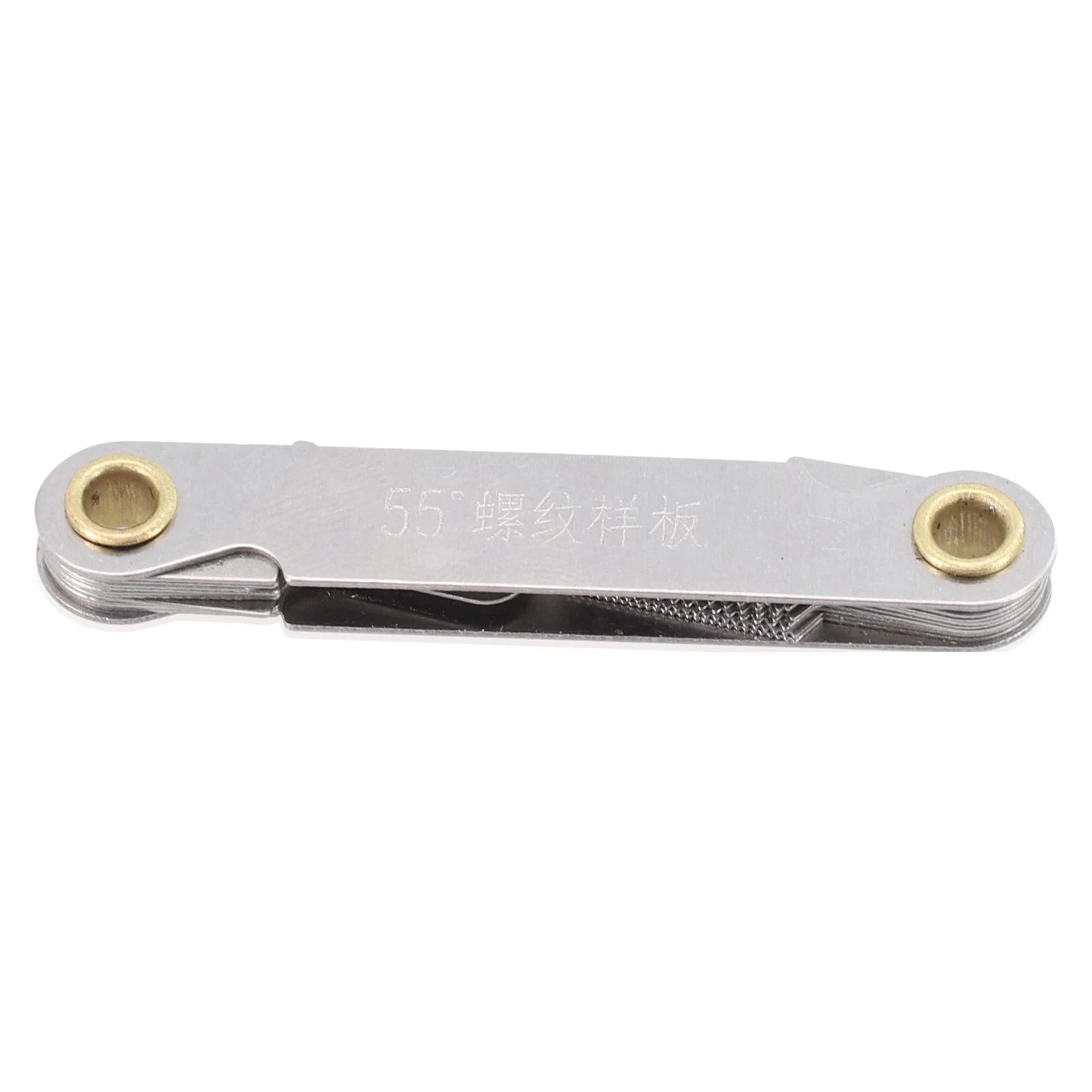 Herramienta de medición de roscas de calibre de alta calidad, 1 Paso, corte de rosca, medición de 55 °, dureza fuerte, 1 unidad