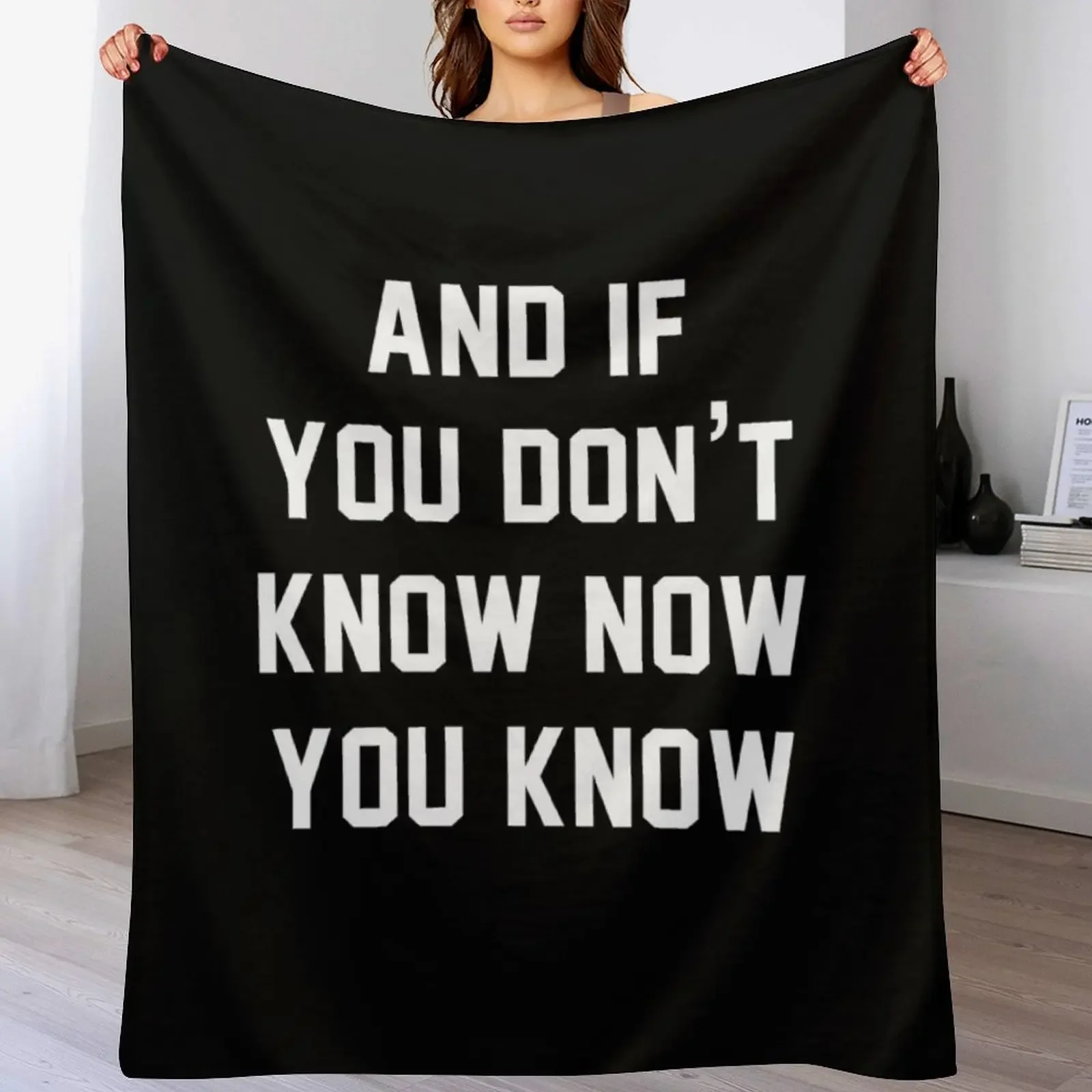 And if you don't know now you know Throw Blanket Thin Soft Blanket for Summer Night Sleeping