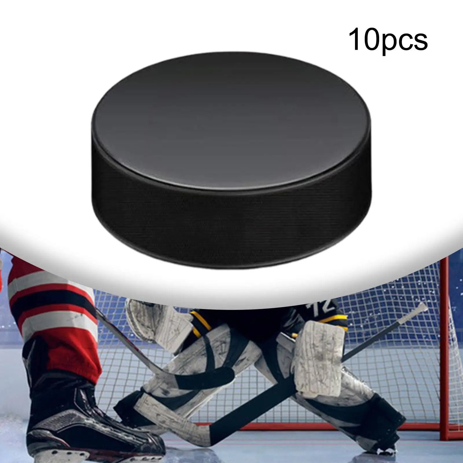 

Hockey Pucks 10Pcs Simple to Use Accessories Professional Hockey Balls for Athletes Competition Classic Training Starters Kids