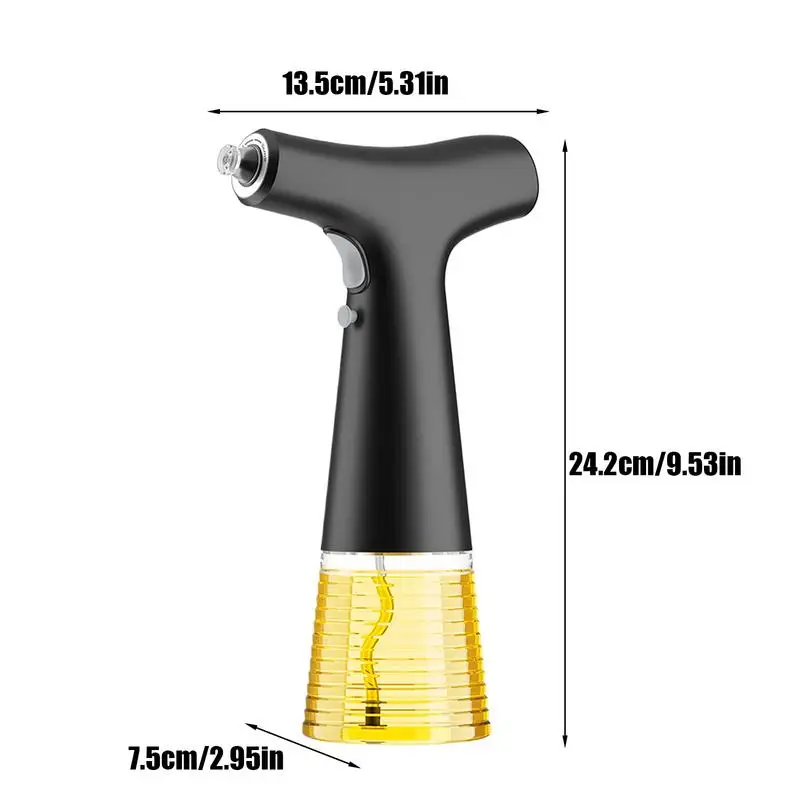Spruzzatore di olio per cucinare Bottiglie spray automatiche per barbecue Bottiglia di spazzatura portatile Gadget da cucina per cucinare friggere Grigliare