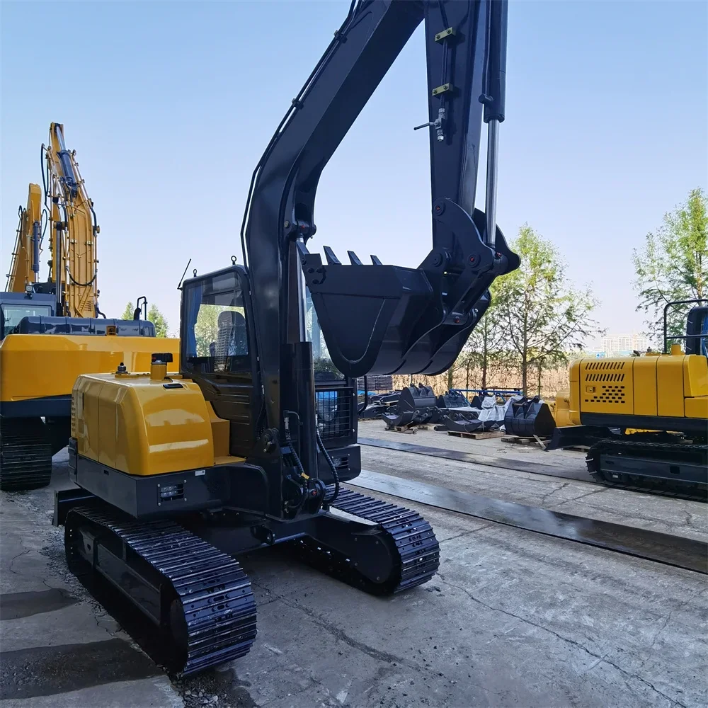 รถขุดขนาดเล็ก 8 ตัน CE EURO5 รถขุดตีนตะขาบจีน เครื่องยนต์ Kubota