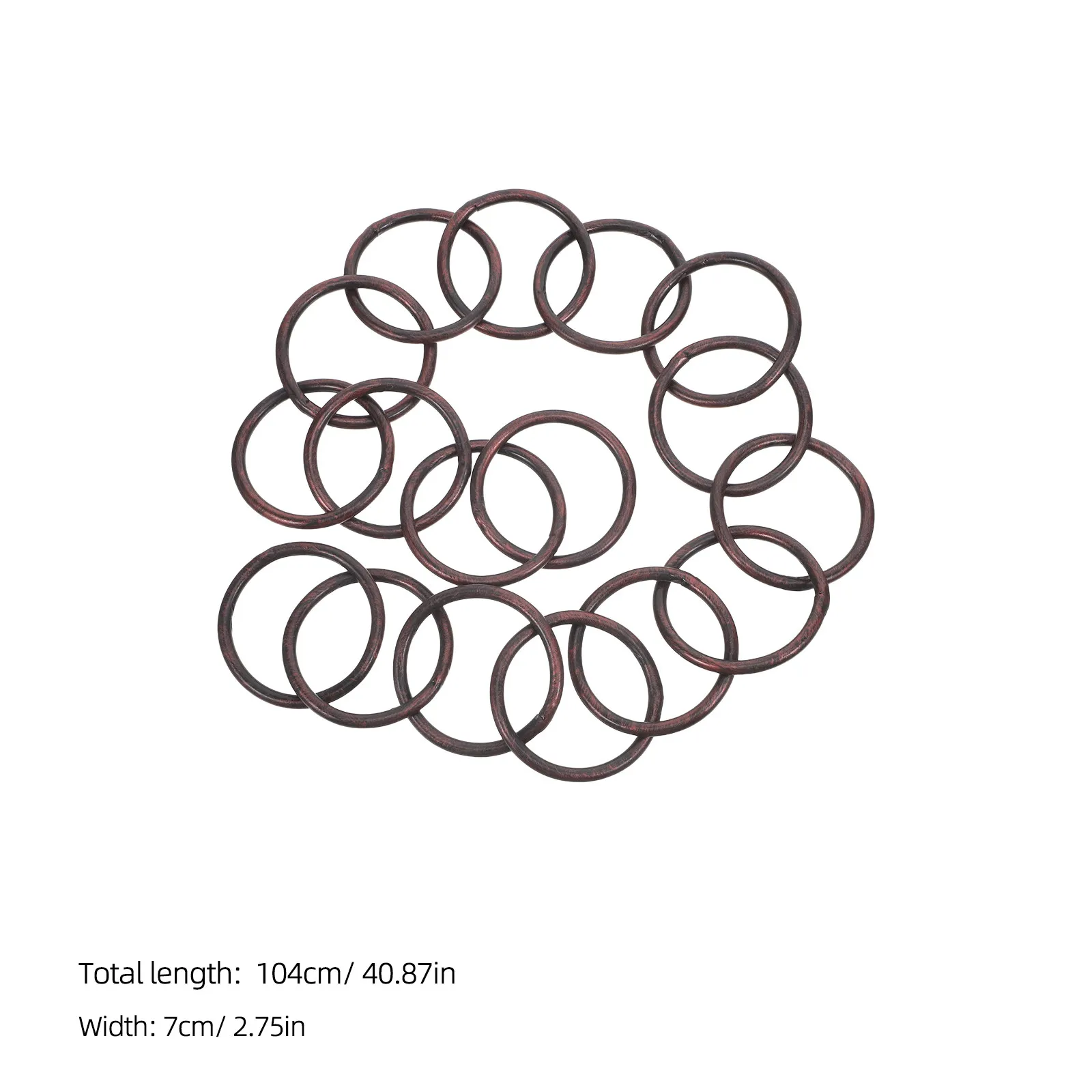 Rain Chain for Gutters Decorative Aluminum Alloy Garden Drainage Link Outdoor Rain Guide for Pavilion Patio Porch Downspouts