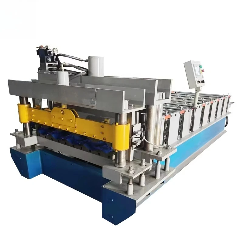 HD 828 Porcelain glaze tile forming machine, metal side panel forming machine for roofing projects CE ISO certified