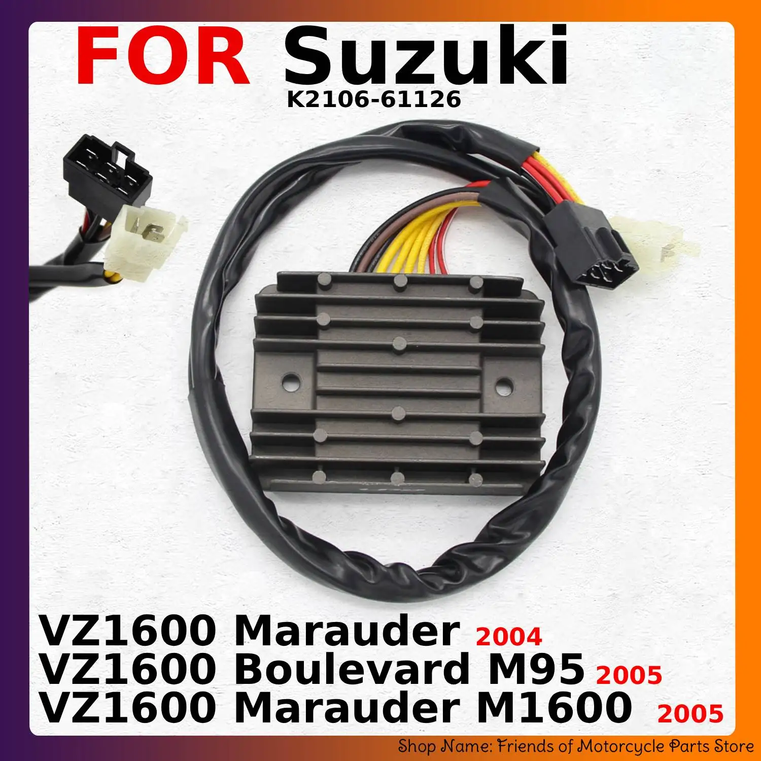 For Suzuki VZ1600 Marauder M1600 Boulevard M95 2004 2005 Motorcycle Rectifier Voltage Regulator Boulevard M95 Moto Accessories