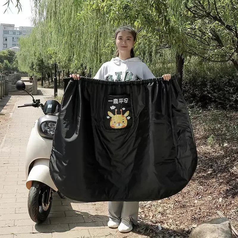 الشتاء دراجة نارية المئزر مقاوم للماء الركبة وسادة بطانية دافئة يندبروف لحاف زائد المخملية سميكة يندبروف تنورة غطاء الركبة الدافئة