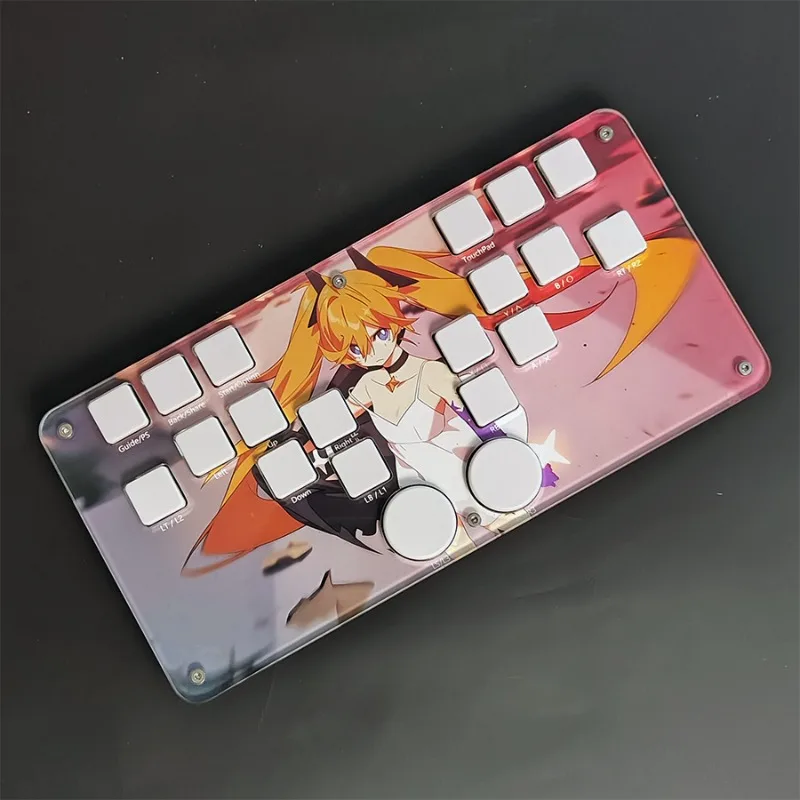 Keyboard Gaming DJMAX Periferal Tari Es dan Api Cocok untuk Permainan Komputer PC Keyboard Kecil Cepat Keyboard Efek Lampu RGB