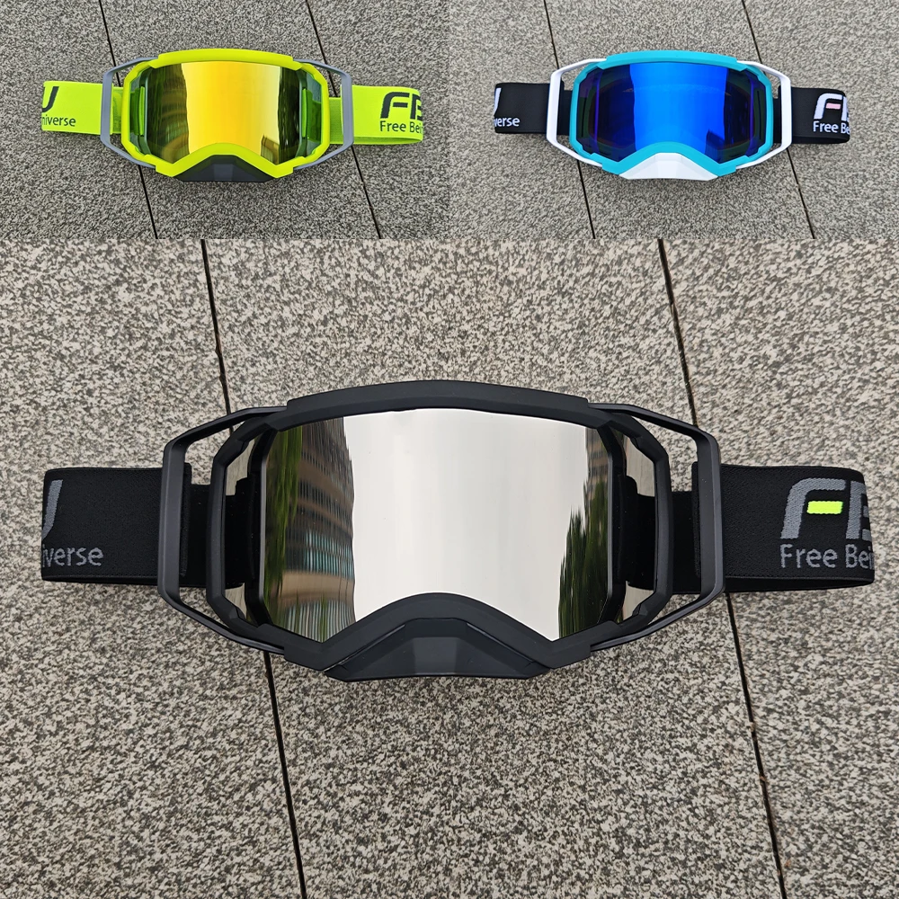 

2025 Motorcycle Bicycle FBFU 2025 Snow Goggles - Windbreak, Ventilate, Anti-Glare for All Day Riding, Ski & Snowboard Sports