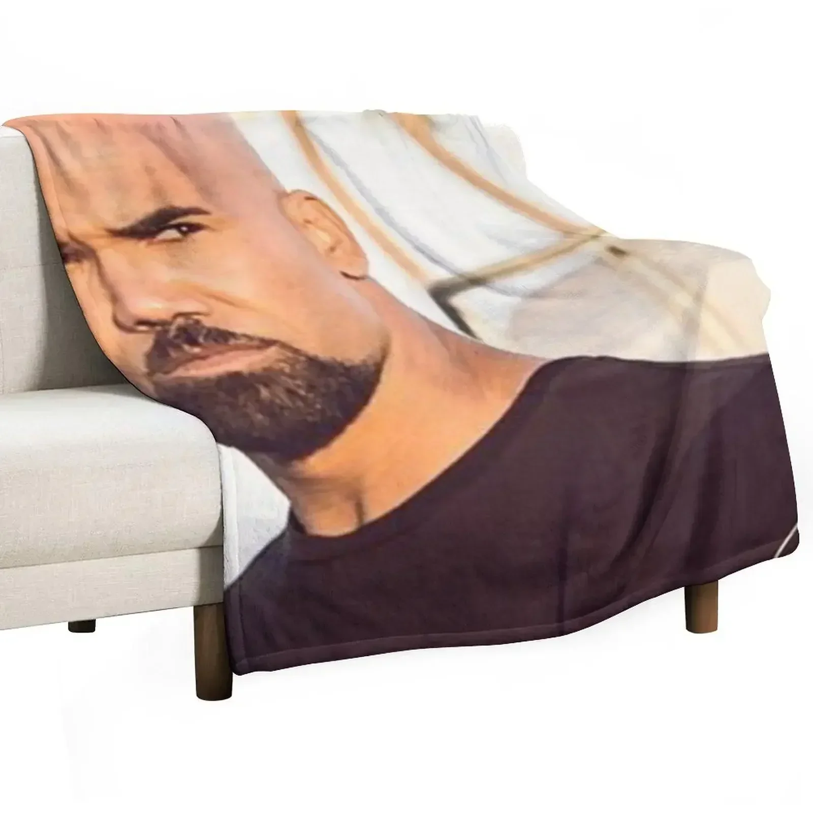 shemar moore Throw Blanket Luxury Thicken Quilt Decoratives for sofa Blankets