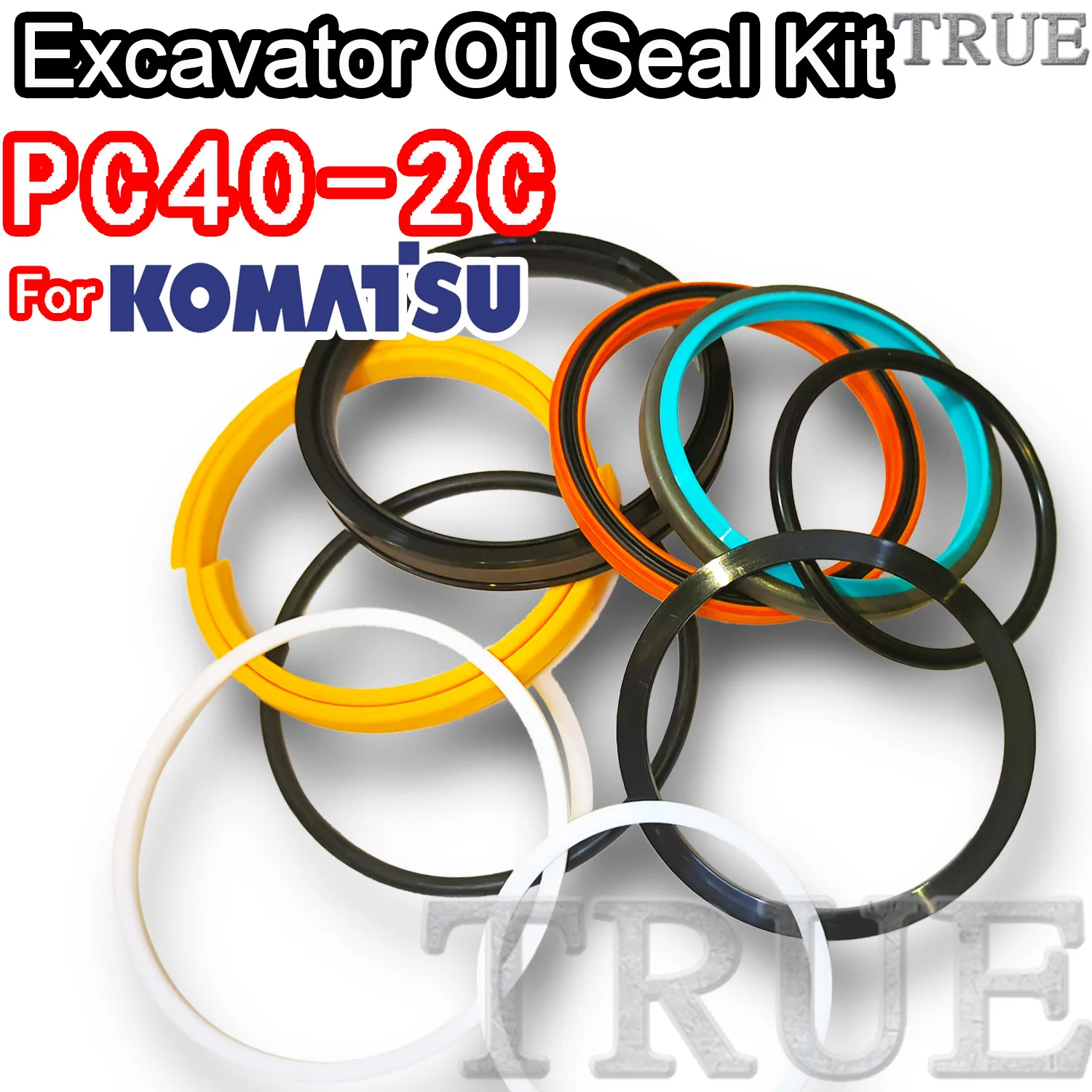 For PC40-2C KOMATSU Oil Seal Excavator Repair Kit PC40 2C TRAVEL Joystick Engine O-ring Cylinder BOOM ARM Bucket Hydraulic Pump