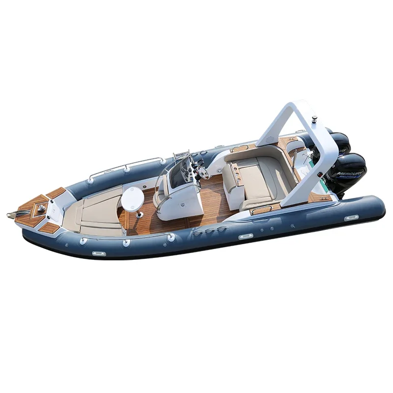2026Luxury PVC/Hypalon Rib Boat With Trailer CE Certified For Transport Patrol Fishing Sports Leisure Entertainment