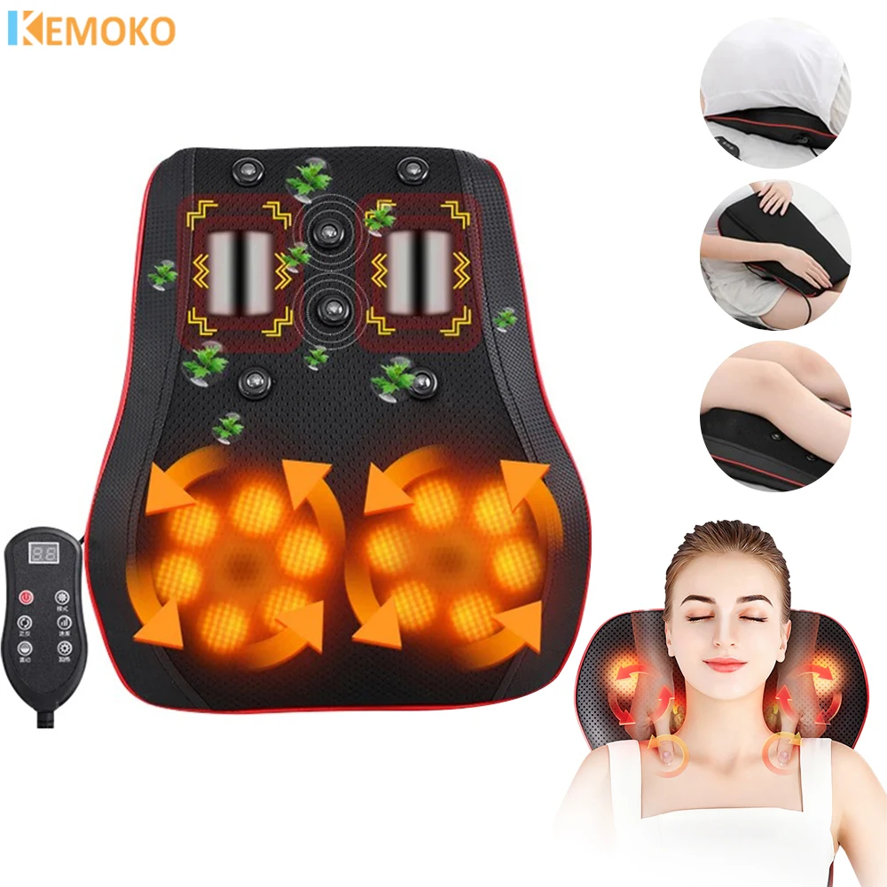 

Waist Massage Car Massager Portable Muscle Heating Body Relaxation Massager Neck Heating Lumbar Back Body Pain Relief Massage