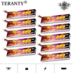 TERANTY 1S 3.8V 550mAh 80C/160C Lipo Battery With PH2.0 Plug for TINY8X Blade Inductrix FPV QX2 120S Beta75S BetaFPV Drone Parts