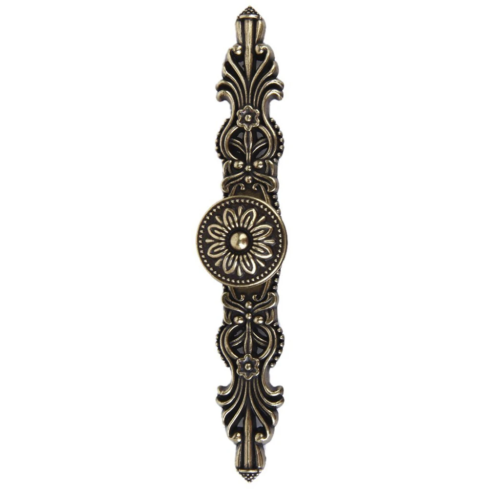 

2pcs Bronze Cabinet Handle Knobs Retro Kitchen Door Pulls Zinc Alloy 16 5cm Long Screw Easy Install Cupboard Hardware