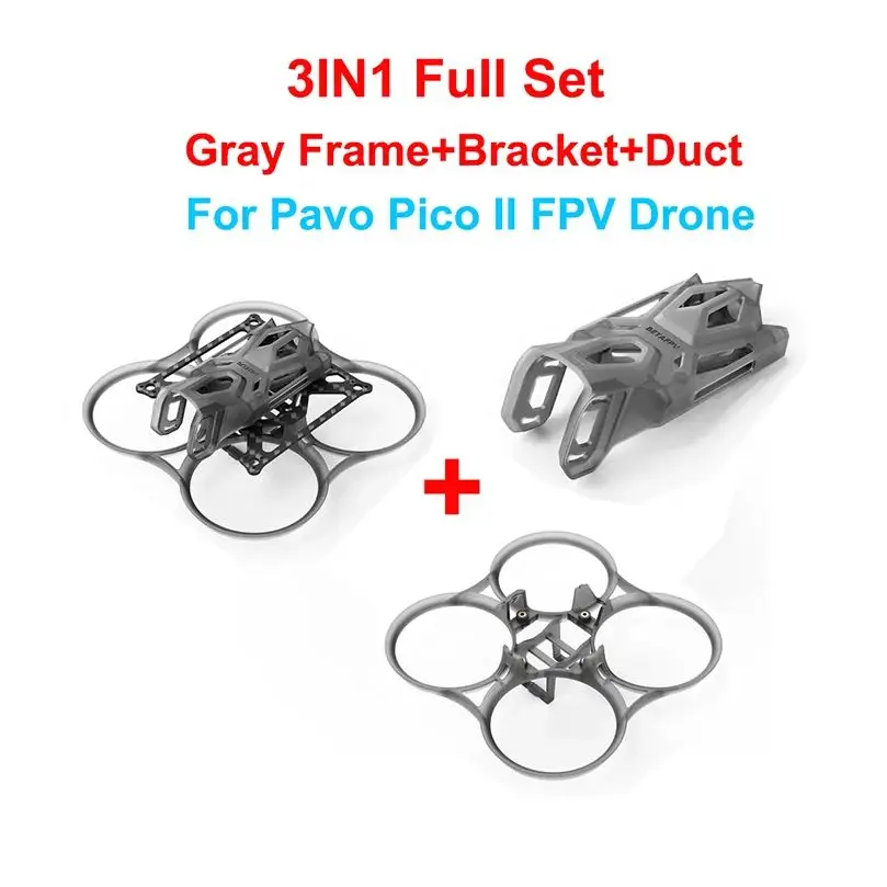 

BETAFPV Pavo Pico 2 O4 Brushless BWhoop Frame Support 1102 14000kv Brushless Motor 45mm 2-Blades Propeller For DJI O3 O4 Air Pro