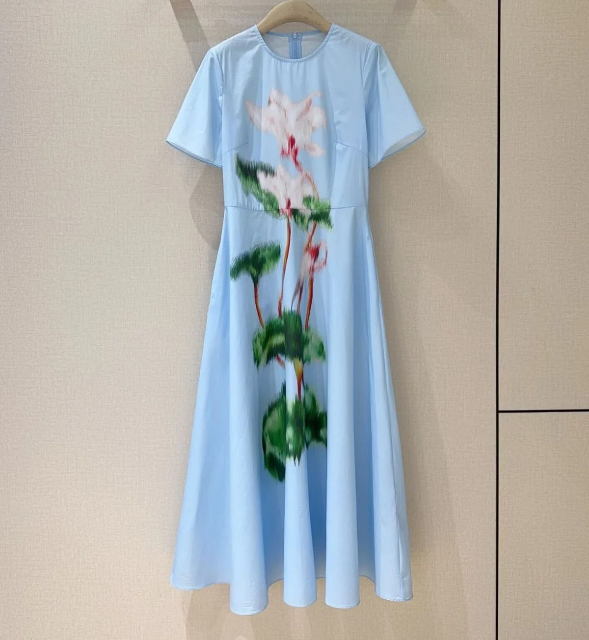 

Новое длинное платье 2026, летнее модное женское элегантное платье с цветочным принтом и карманами в стиле пэчворк, роскошное женское хлопковое синее платье макси для мероприятий