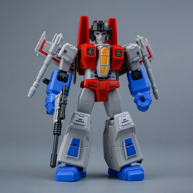 [Op voorraad] Blokees Transformers Galaxy-versie Phase 2 Grimlock, Starscream, Infern, Mixmaster en Longhaul 10 cm montagespeelgoed