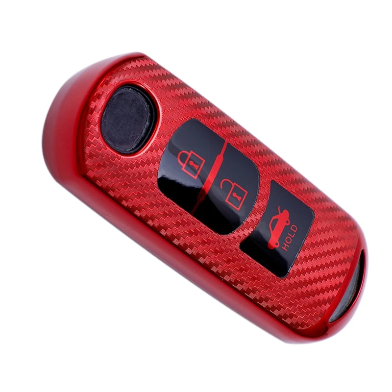 Funda de TPU suave para llave de coche, protector para Mazda 2, 3, 5, 6, CX-3, CX-4, CX-5, CX-7, 2014, 2016, Atenza, Axela, 2015