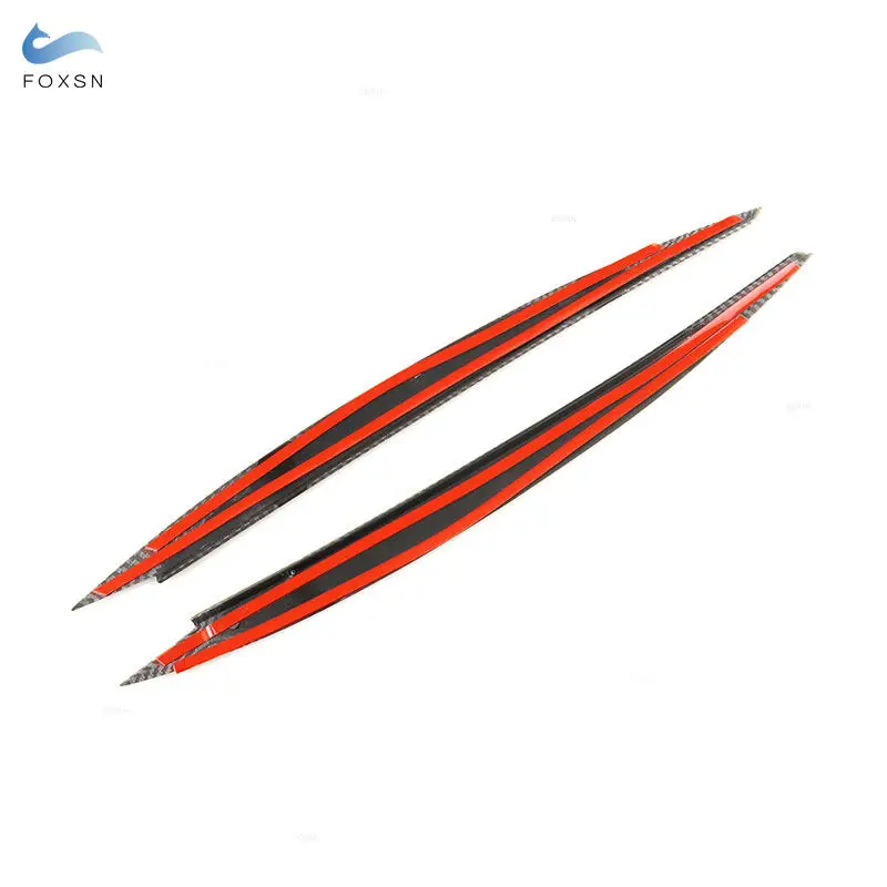 Car ABS Carbon Fiber Texture Headlight Eyebrow Eyelids Trim Sticker For VW Golf 7 MK7 GTI GTD GTE R-Line R TDI TSI MPI 2014-2018 view 4