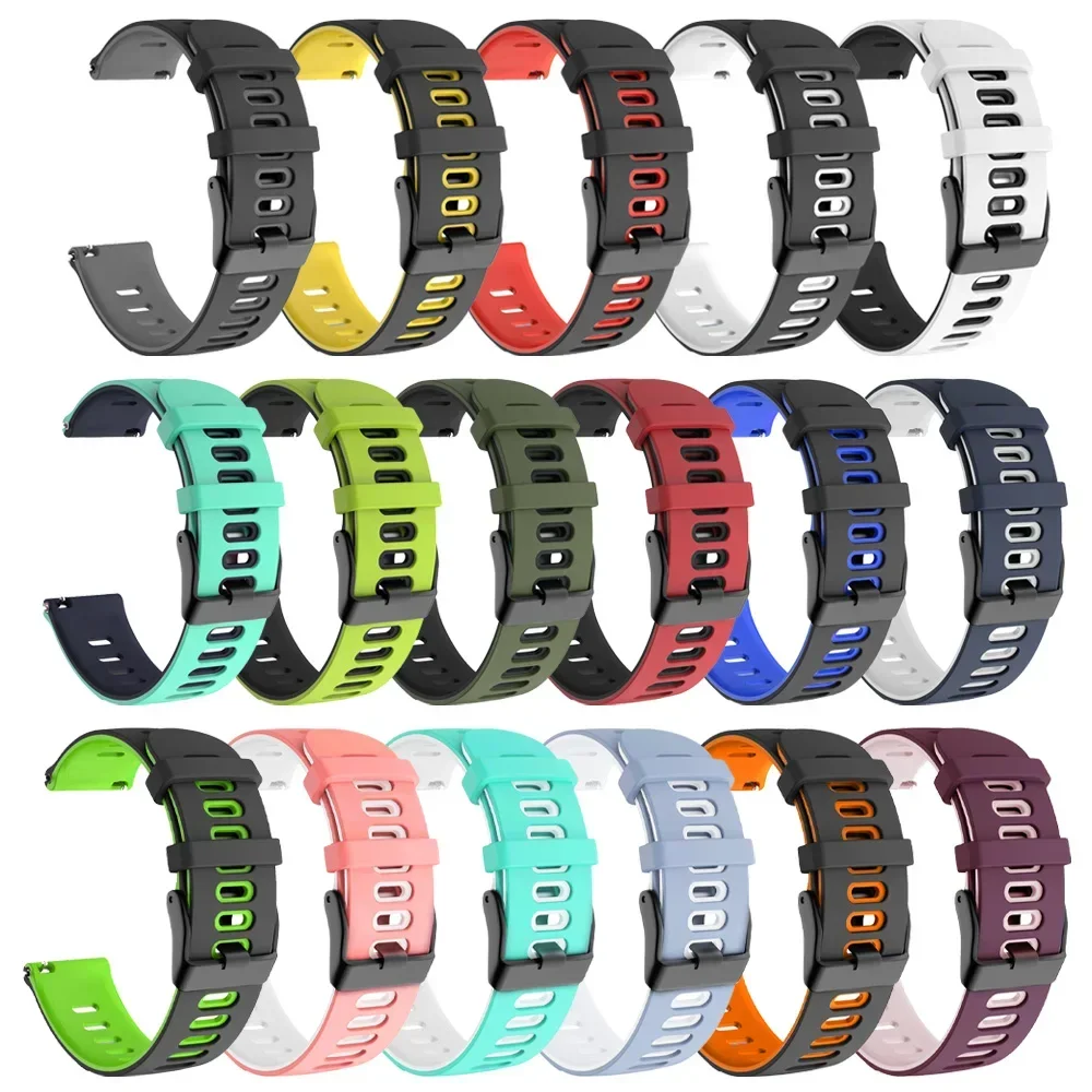 For Xiaomi Watch S1 Pro/Active 22mm Soft Silicone Bracelet Accessories for Mi Watch S3/S2/Global Version/Color 2 Sports Straps