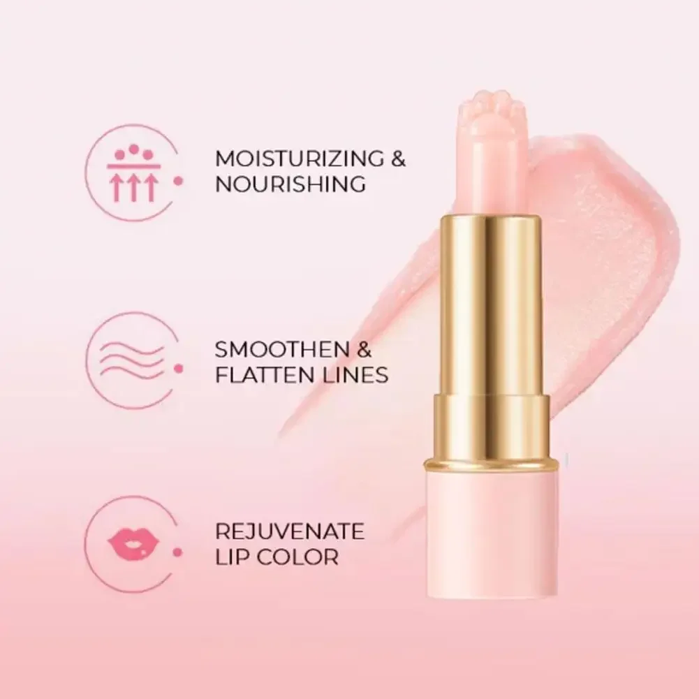 Schattige Roze Kattenpoot Verkleuring Lippenstift Lippenbalsem Lipkleur Vrouwelijke Cosmetische Hydraterende Lippenstift Blijvende Natuur Make-Up Schoonheid