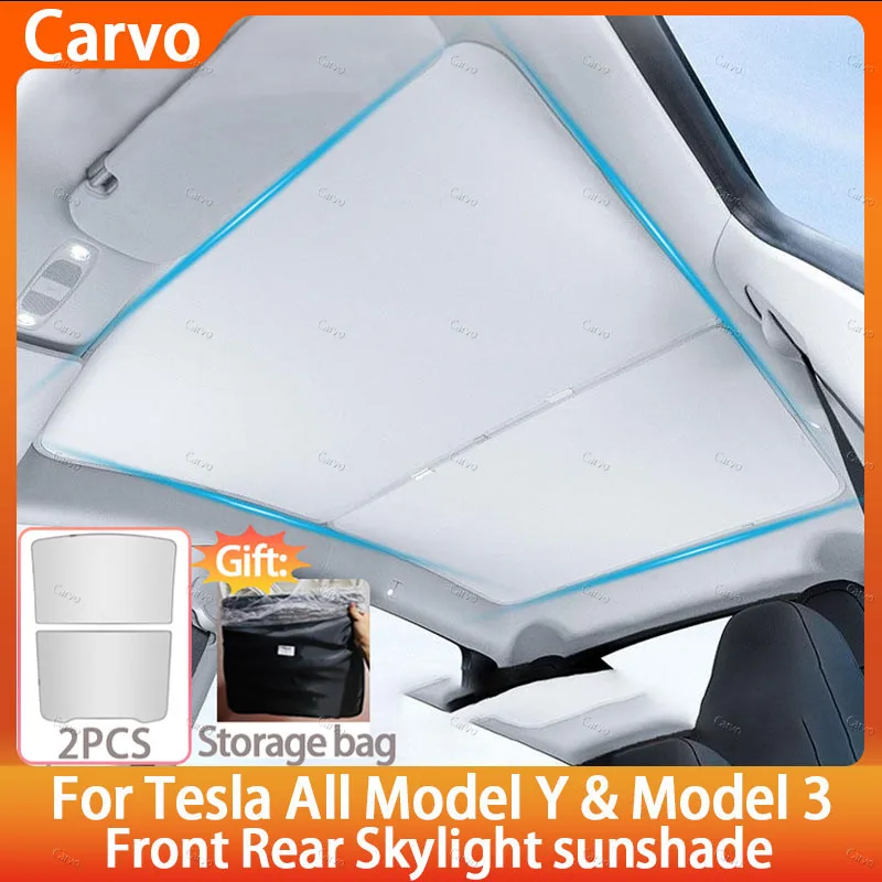 

Солнцезащитный экран для крыши Tesla Model Y 2020-2025 (версия Juniper), защита от УФ-излучения для салона, для Tesla Model 3 Highland 2024