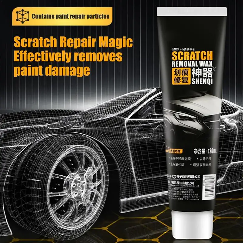 Car Scratch Removal Wax Paint Restorer Repair Scratches Vehicle Scratches Repair Wax 120ML Car Scratch Remover For Various Car