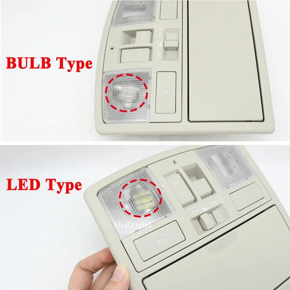 For Mazda 3 BL 2009-2013 Front Overhead Roof LED/Bulb Reading Light With Sunroof Control Switch Assembly BBM6-69-970