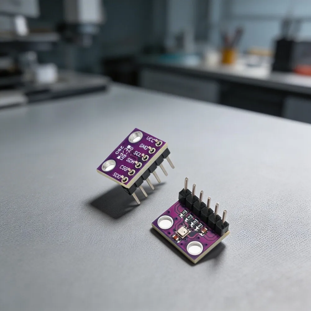 10pcs For BMP280 3.3V Temperature and Barometric Pressure Sensor for Microcontroller Development Boards and Prototyping