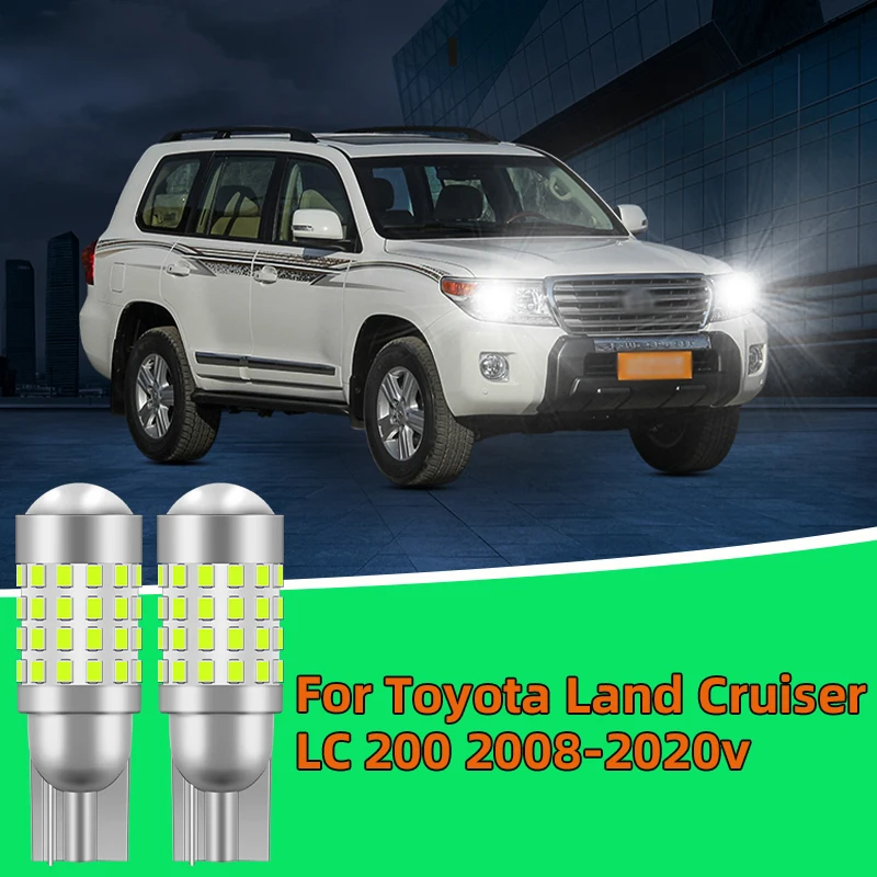 

2PCS For Toyota Land Cruiser LC200 2008-2020 Clearance Lights side marker position Signal Lamp width light Car Led Traffic Bulb