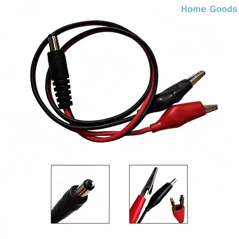 preferred2 Alligator Clip To 1 Male Or Female DC Power Plug Connector Adapter DC 5.5*2.1mm Clips Crocodile Test Leadsproduct