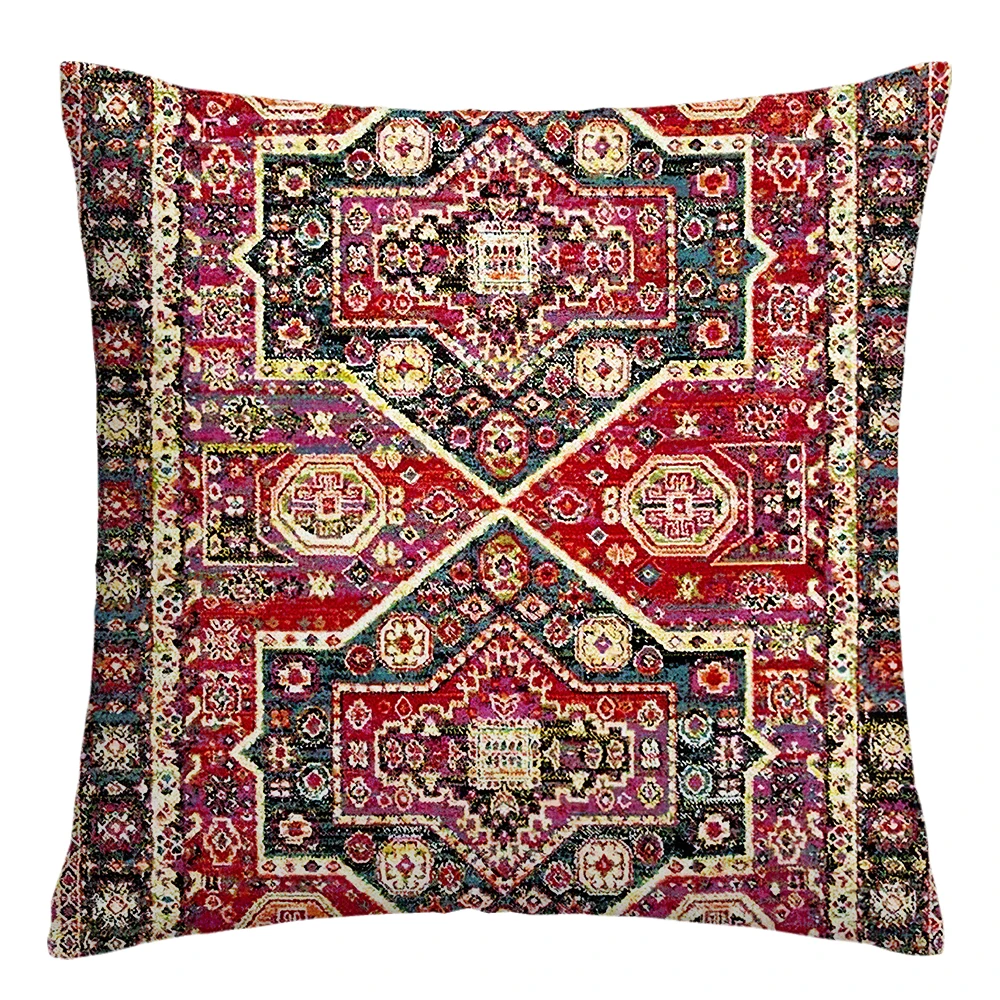 Retro ethnic pillowcase, Moroccan style cushion cover, sofa decoration cushion cover 50x50 can be customized for home decoration