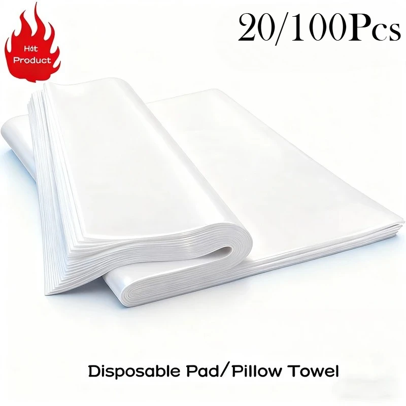 20/100pcs Disposable Waterproof Baby Changing Mat Disposable Baby Crib Pillow Sheet Hygienic Non-woven Baby Bed Mat Nursing Pill
